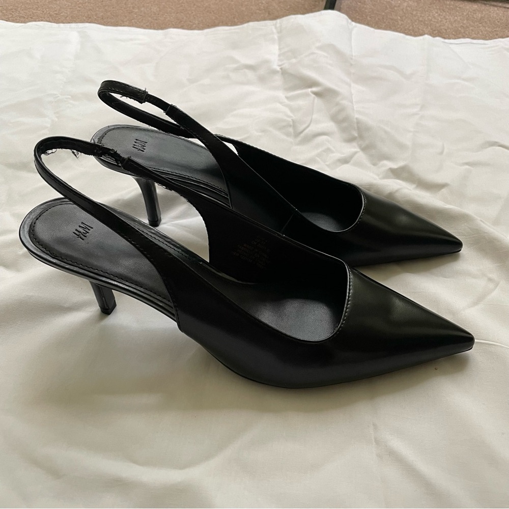 H&M Slingback Kitten Heels - Size 10